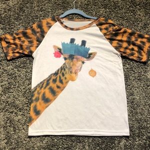 Giraffe Graphic Tee